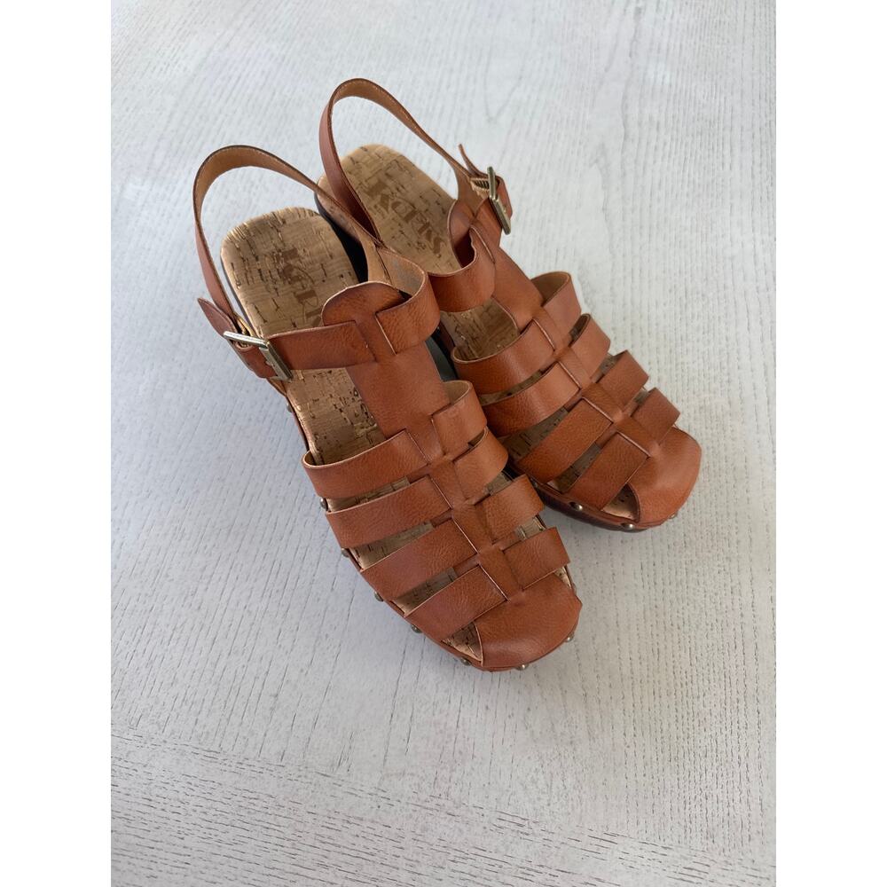 Korks Stud Block Heel Whitney Platform Sandal Boho Bohemian Cottagecore